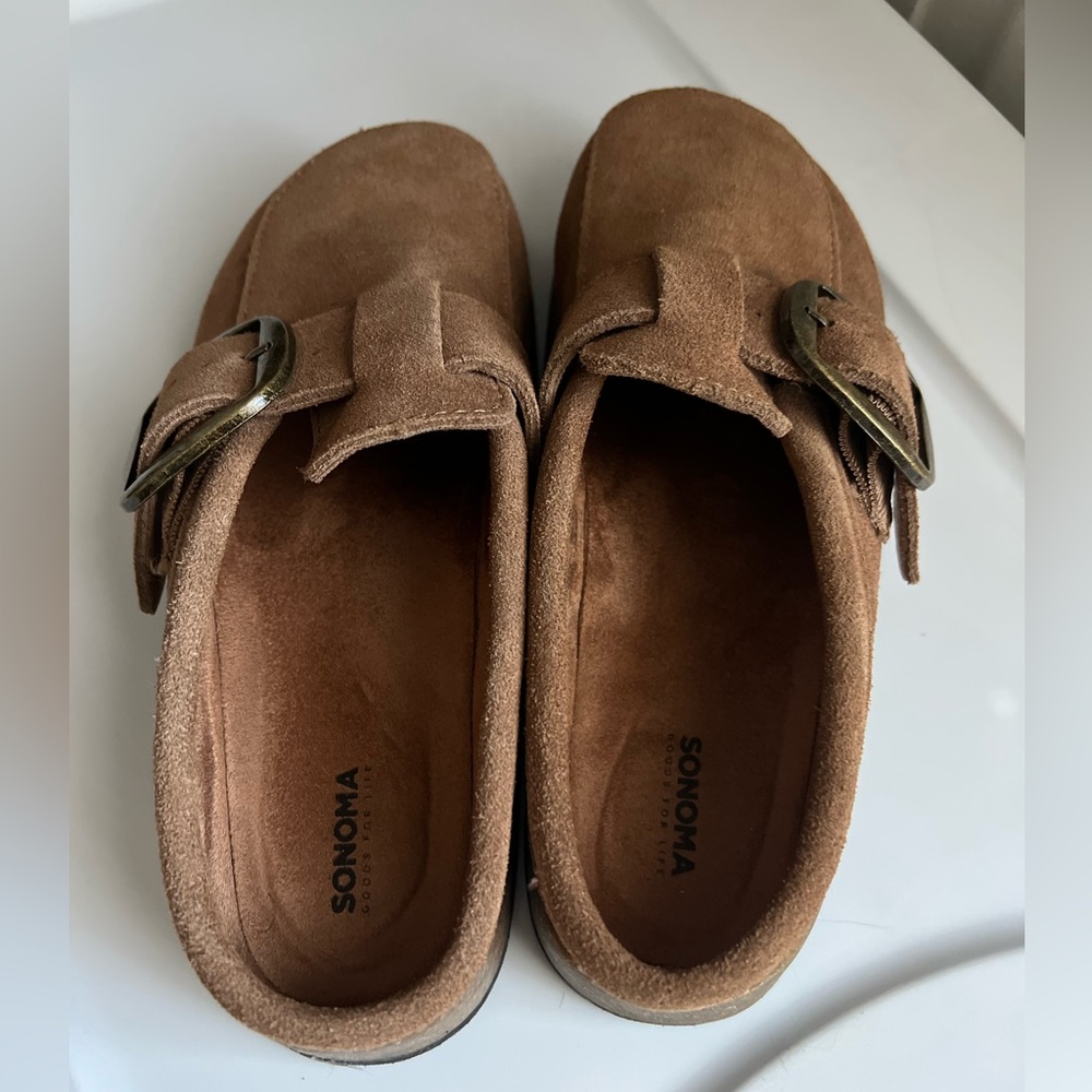 Size 6 Sonoma Goods For Life® Women's Chestnut Mule Clogs - Picture 4 of 7